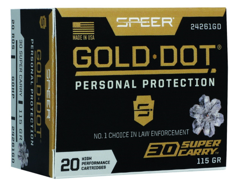 30 Super Carry Speer Gold Dot Personal Protection