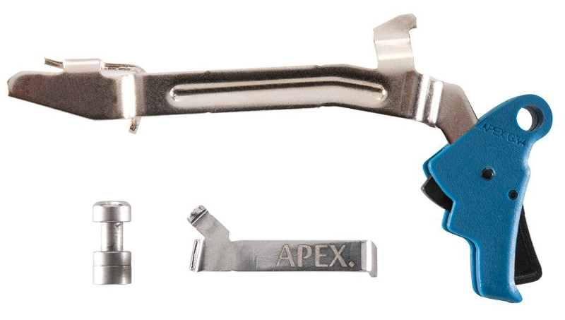 Apex Tactical Specialties Polymer Action Enhancement Kit in blue.