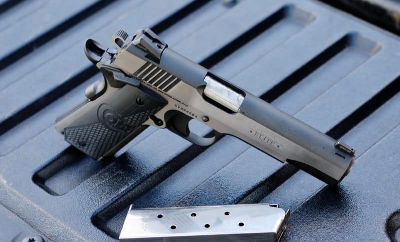 Colt Combat Elite .45 acp Blue / Stainless 8 Round 5 in Pistol