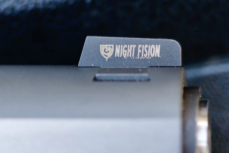 Novak Night Fision front blade