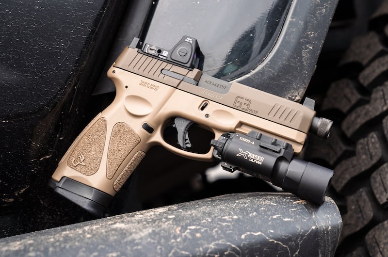 Taurus G3 Tactical pistol with light