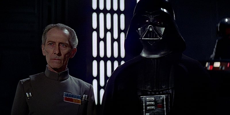 Grand Moff Tarkin and Darth Vader