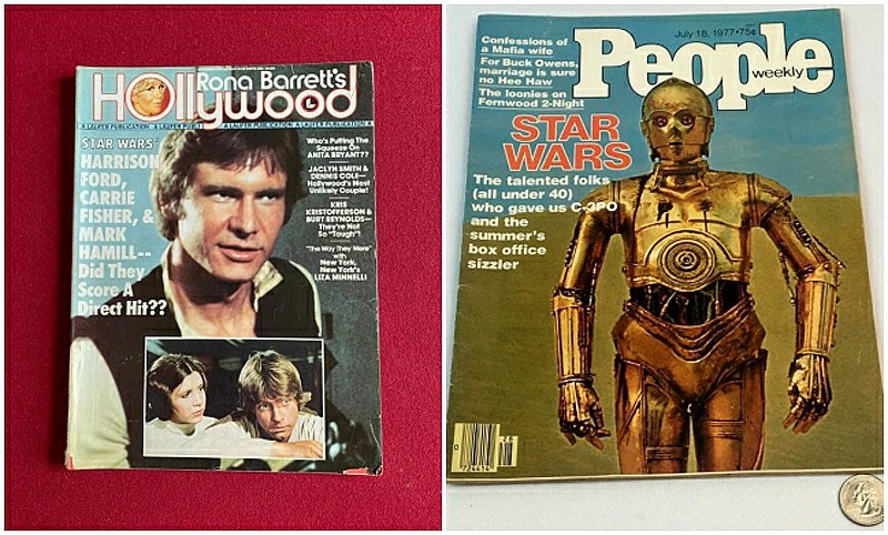 1977 magazine covers featuring Star Wars characters