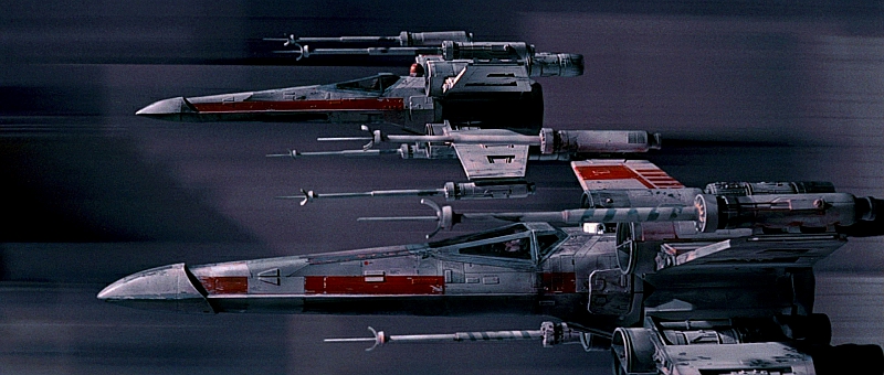 Star Wars X-Wing fighters