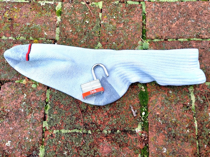 lock-in-a-sock improvised weapons