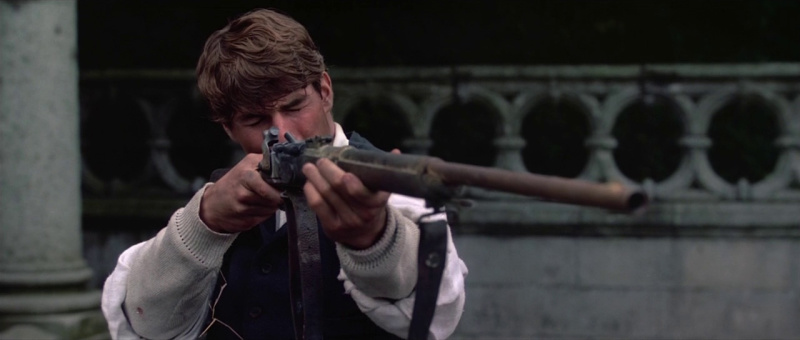 Tom Cruise with Snider-Enfield rifle in Far and Away