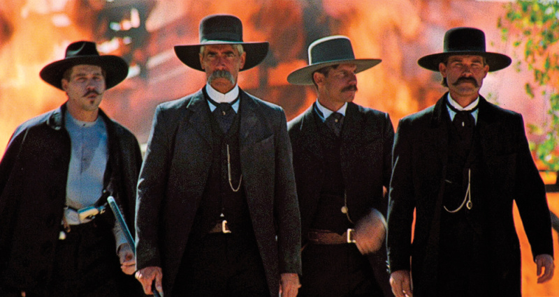 Tombstone cast: Val Kilmer, Sam Elliot, Bill Paxton, and Kurt Russell