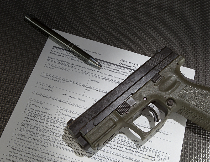 Firearm background check form