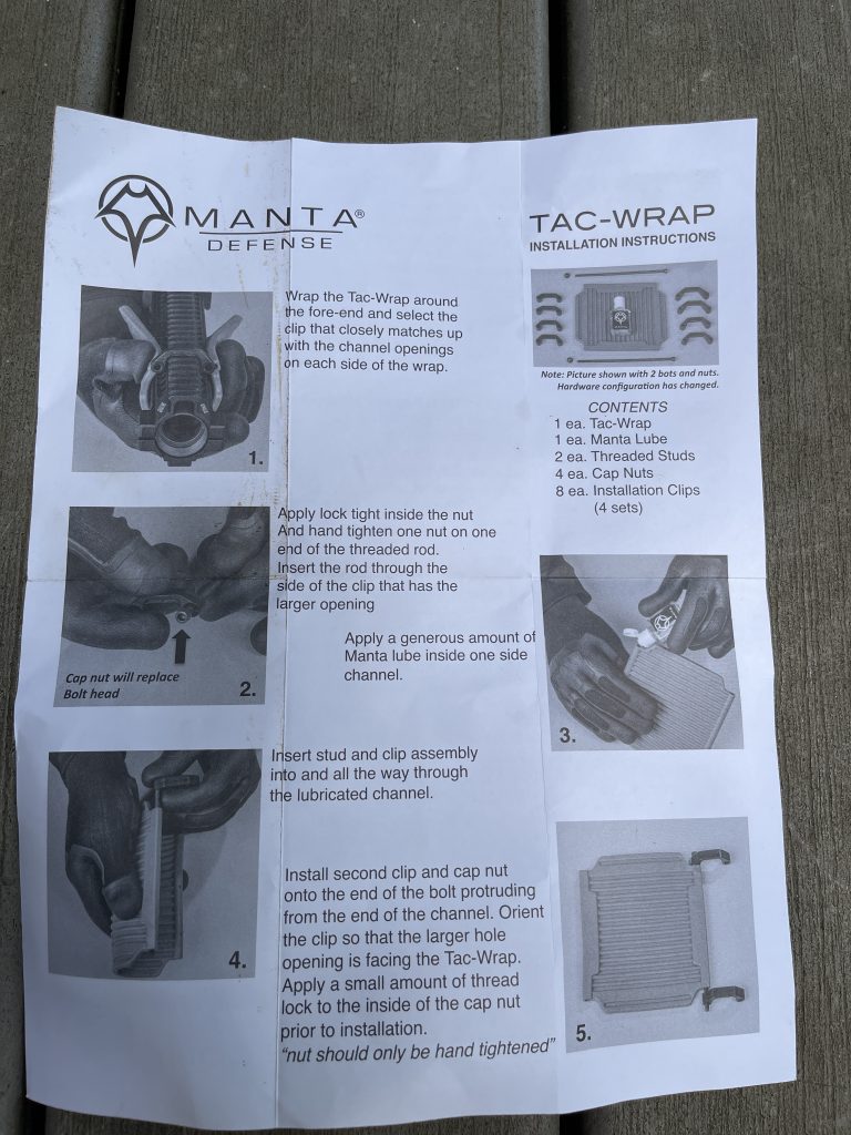 Manta Defense TAC-Wrap Instructions