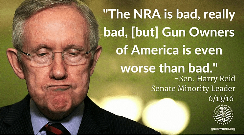 Harry Reid on Gun Owners of America