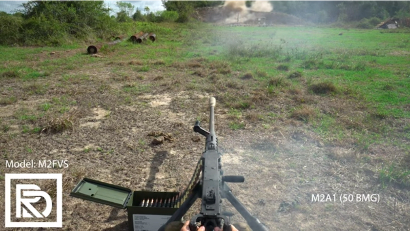 M2FVS being shot on M2A1
