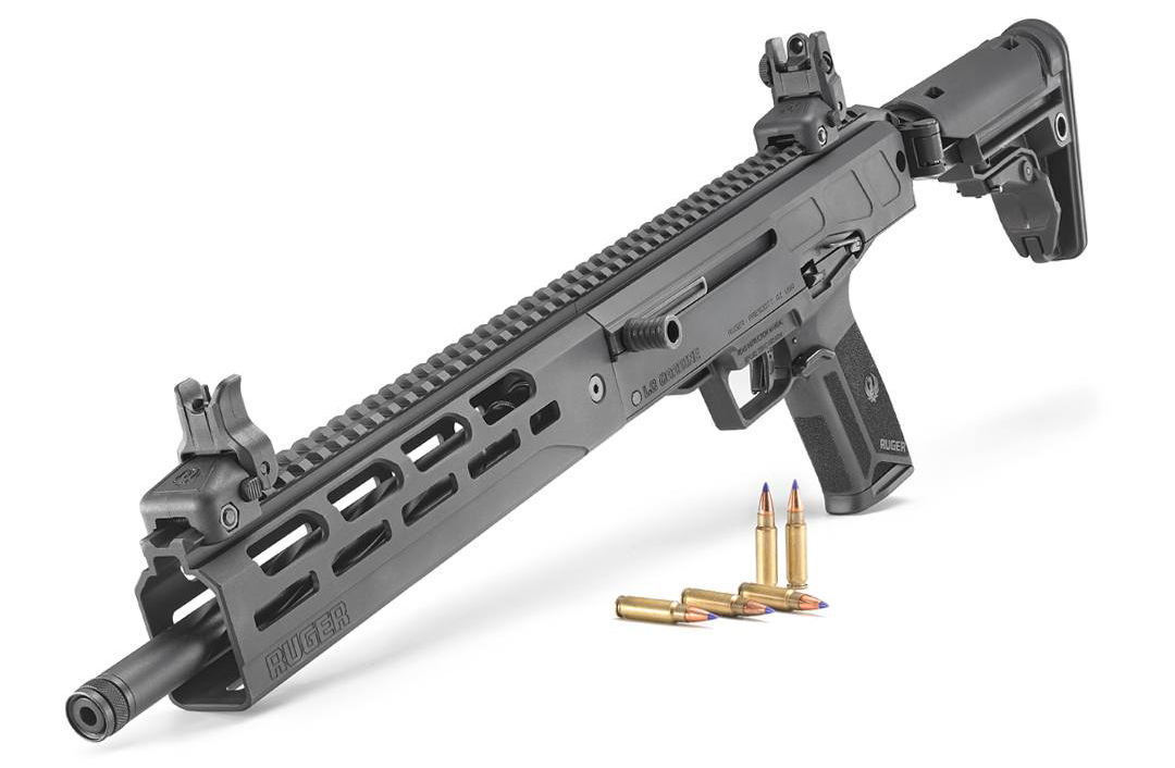The Ruger LC carbine is chambered in 5.7x28mm; Ruger calls it the "Perfect Range Companion". 