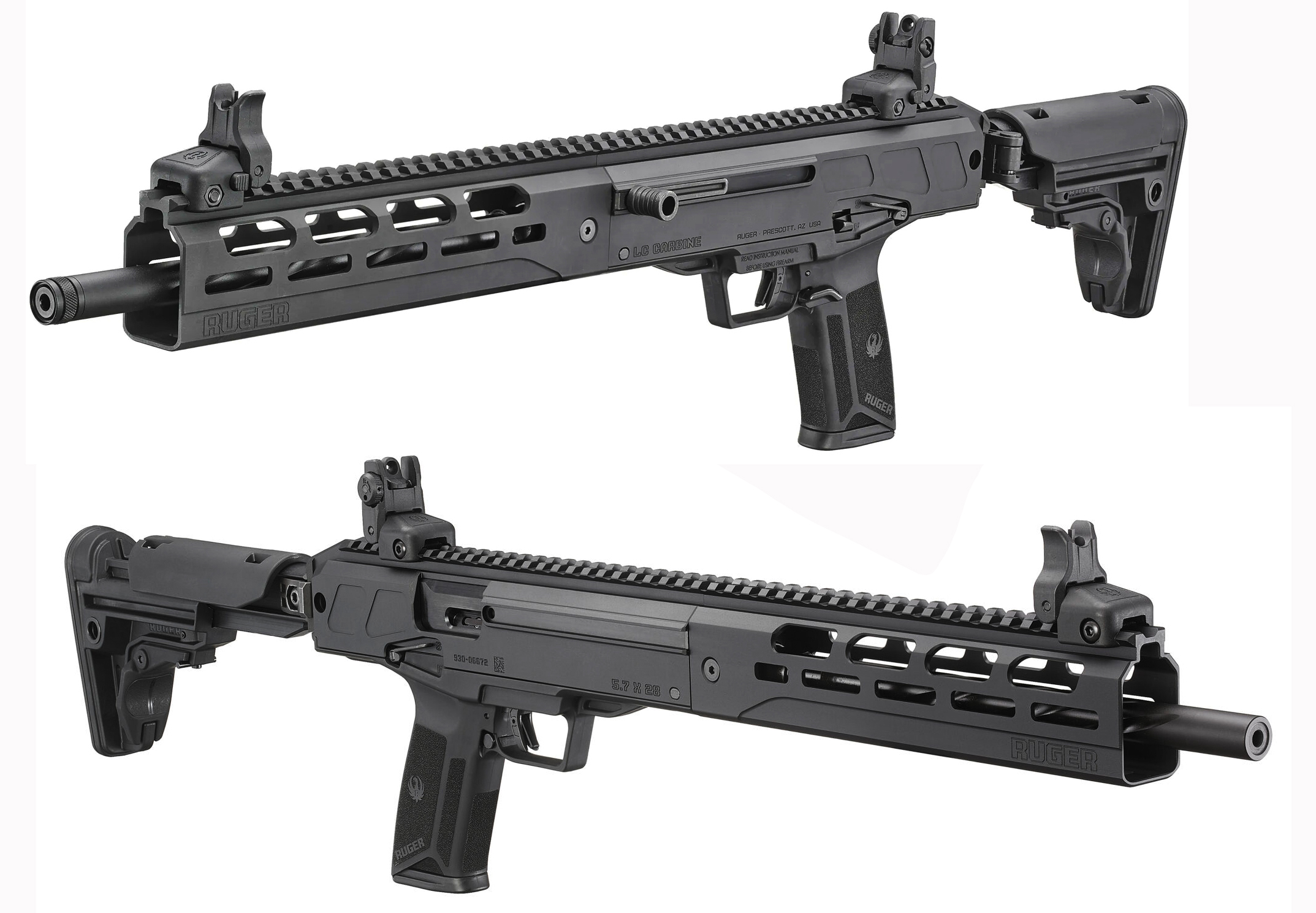 Right and left perspectives of the LC carbine. 