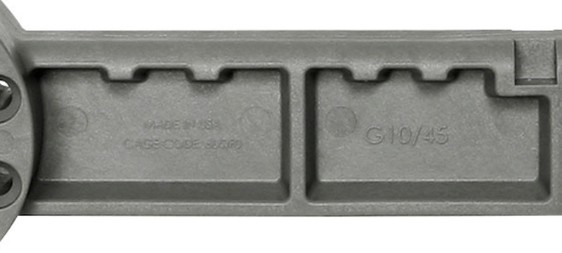 Glock Block caliber indicator