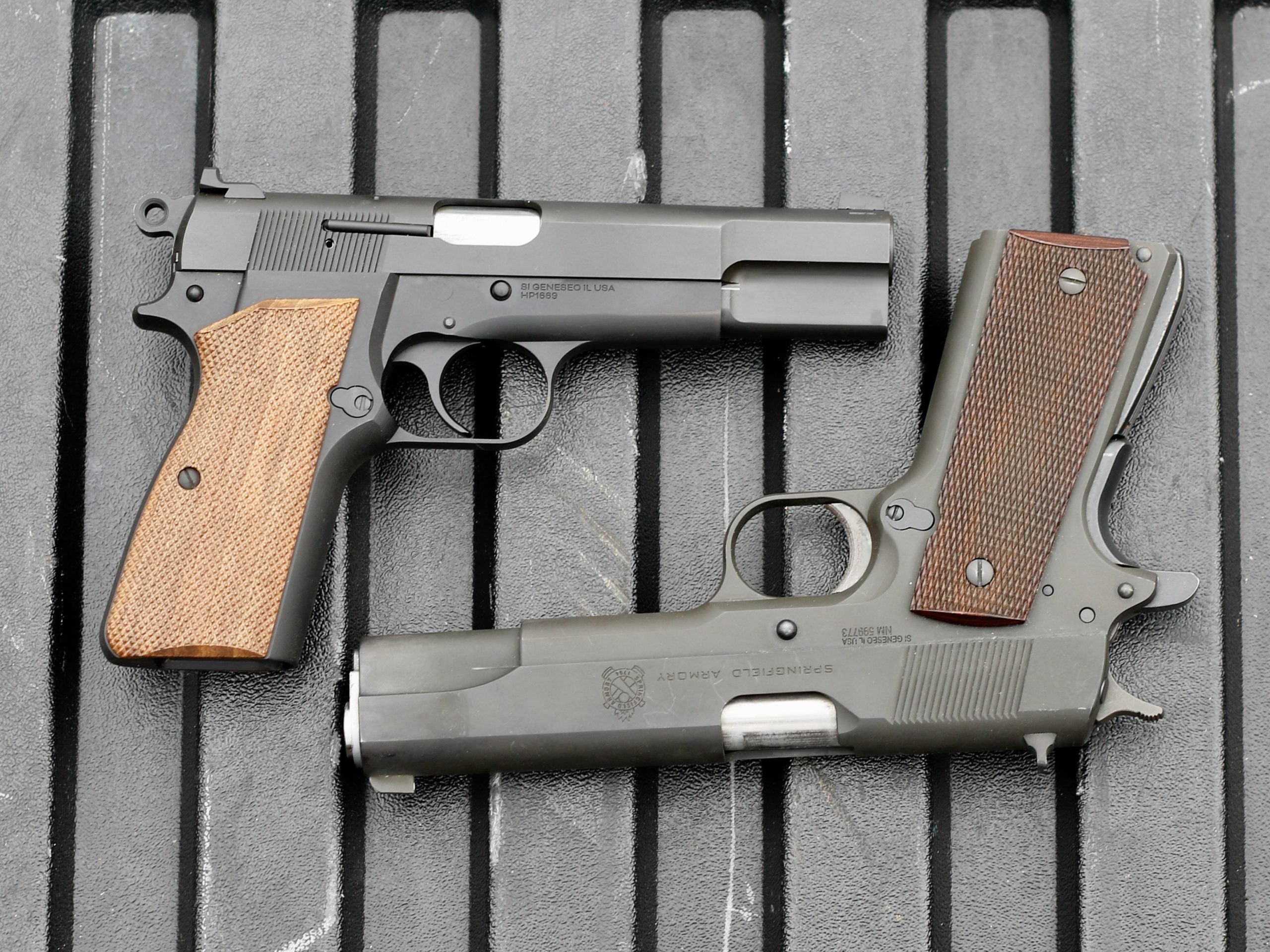 two pistols