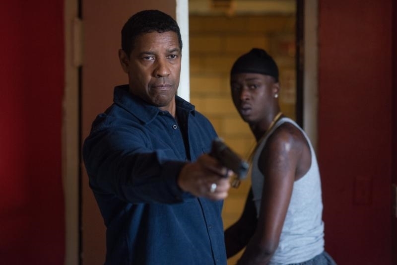 The Equalizer is willing to help his neighbors....with a gun.