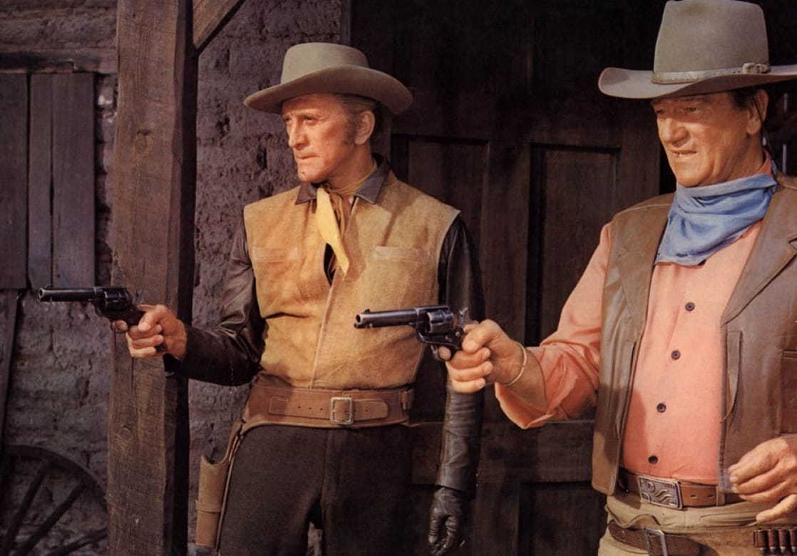 Kirk Douglas and John Wayne, The War Wagon