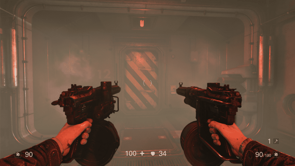 Wolfenstein 2 Machine pistols. (MachineGames' Wolfenstein 2: The New Colossus)