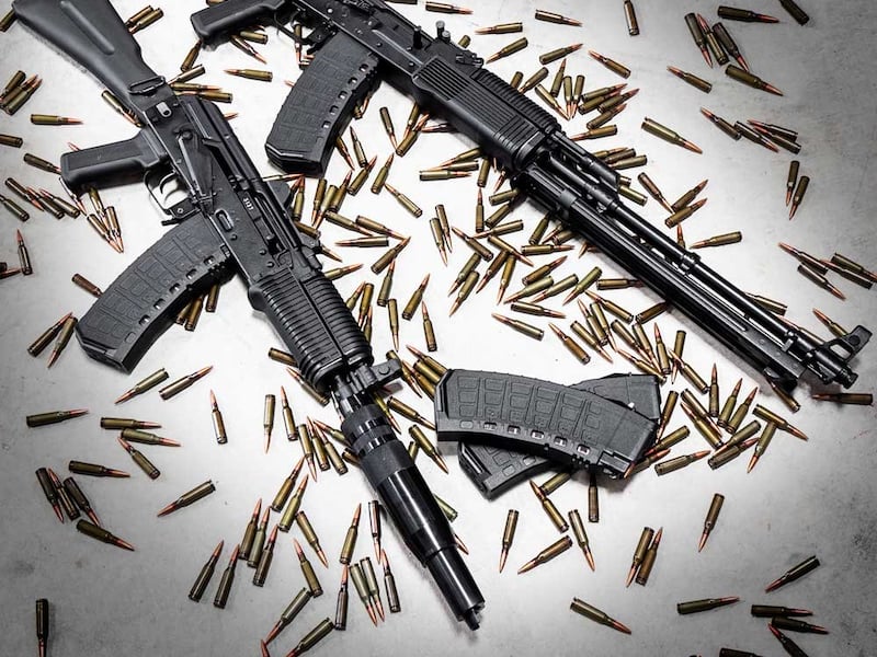 AC-Unity AK-12 Magazines in rifles