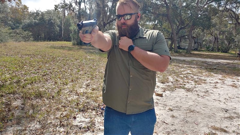 one-handed shooting with Missouri DPS Handgun qual