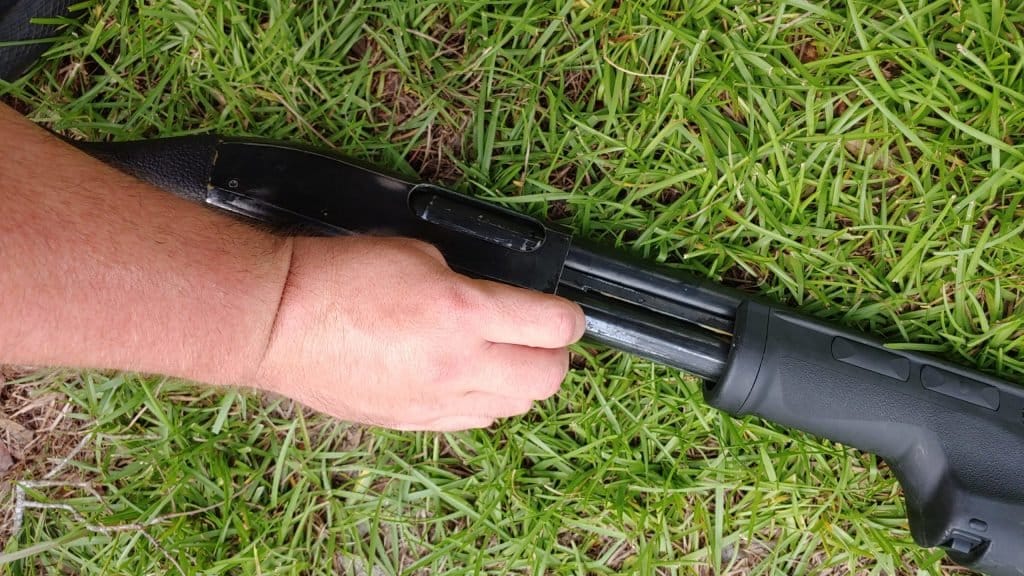 Unsupported shotgun reload