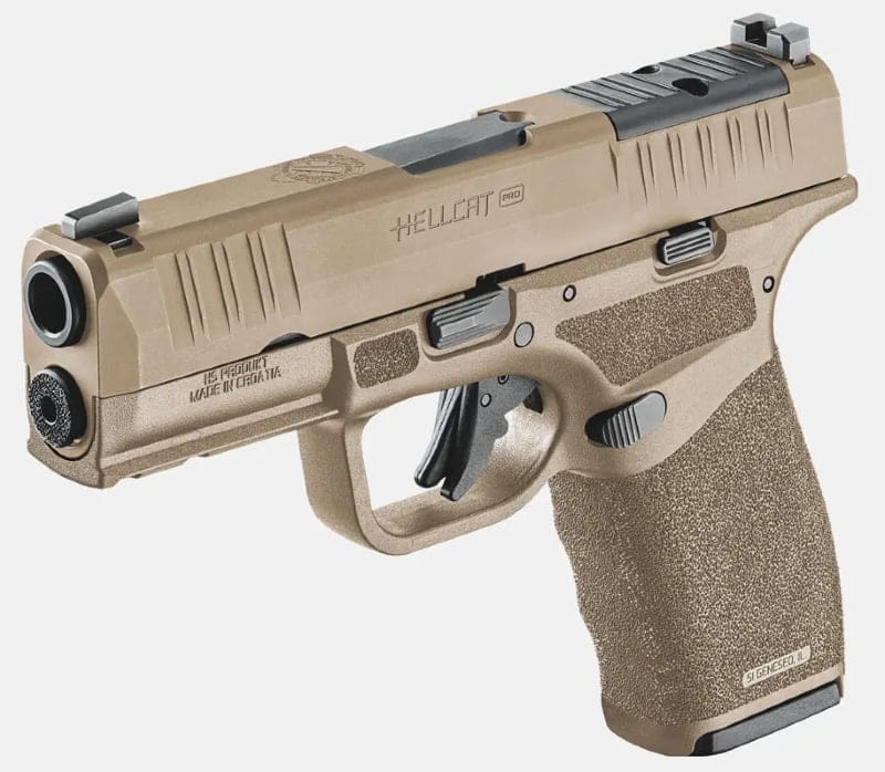 Springfield Hellcat Pro OSP Optics Ready FDE By Kat Ainsworth Global Ordnance News