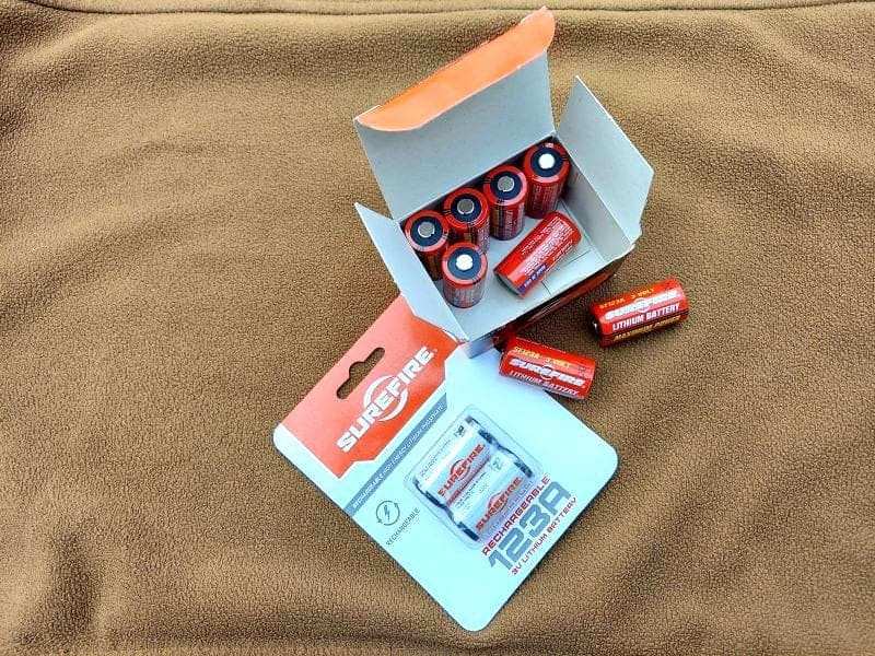 surefire batteries rechargeable and disposable