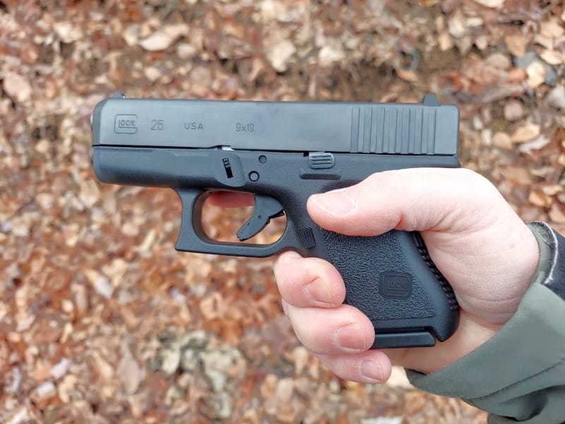 Glock 26 In Womans Hand