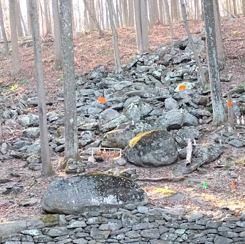 A shooting range with steel targets.