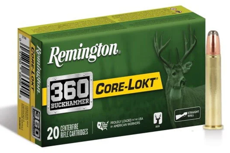 360 Buckhammer ammunition from Remington