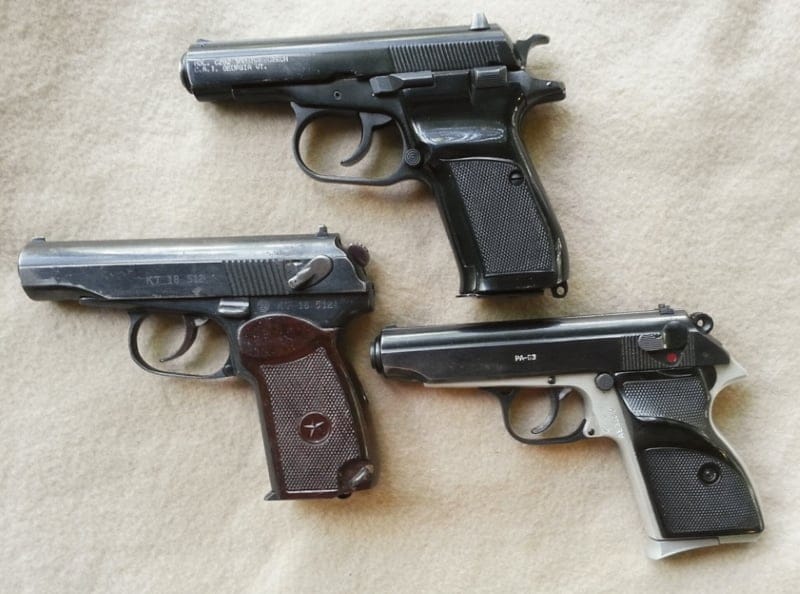 Makarov pistols from around the world.