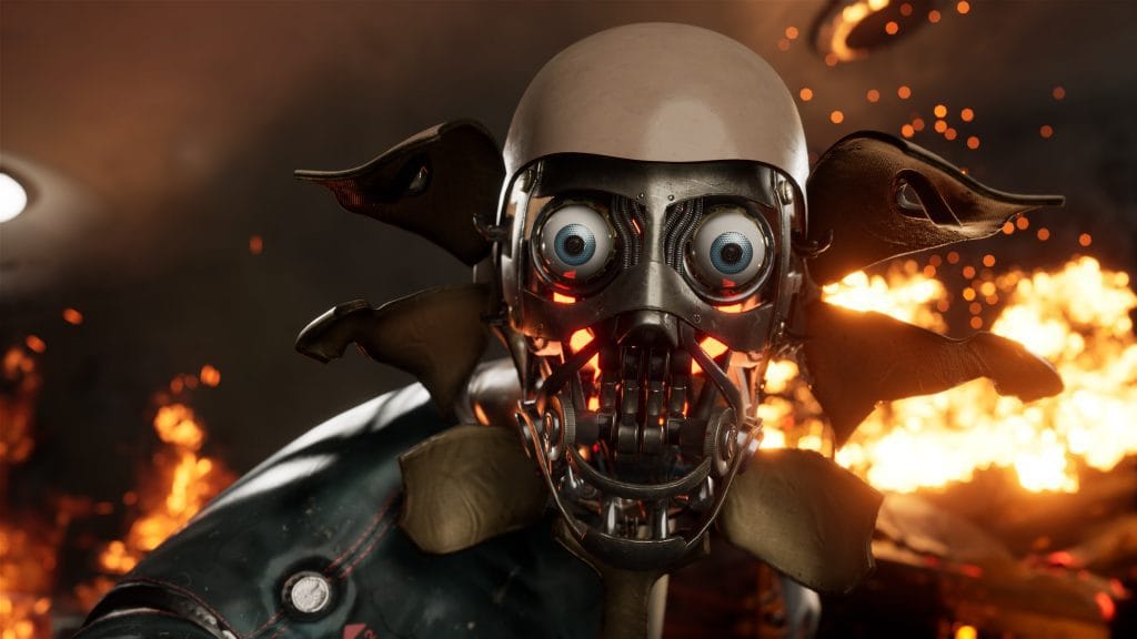 Robot boss fight in Atomic Heart