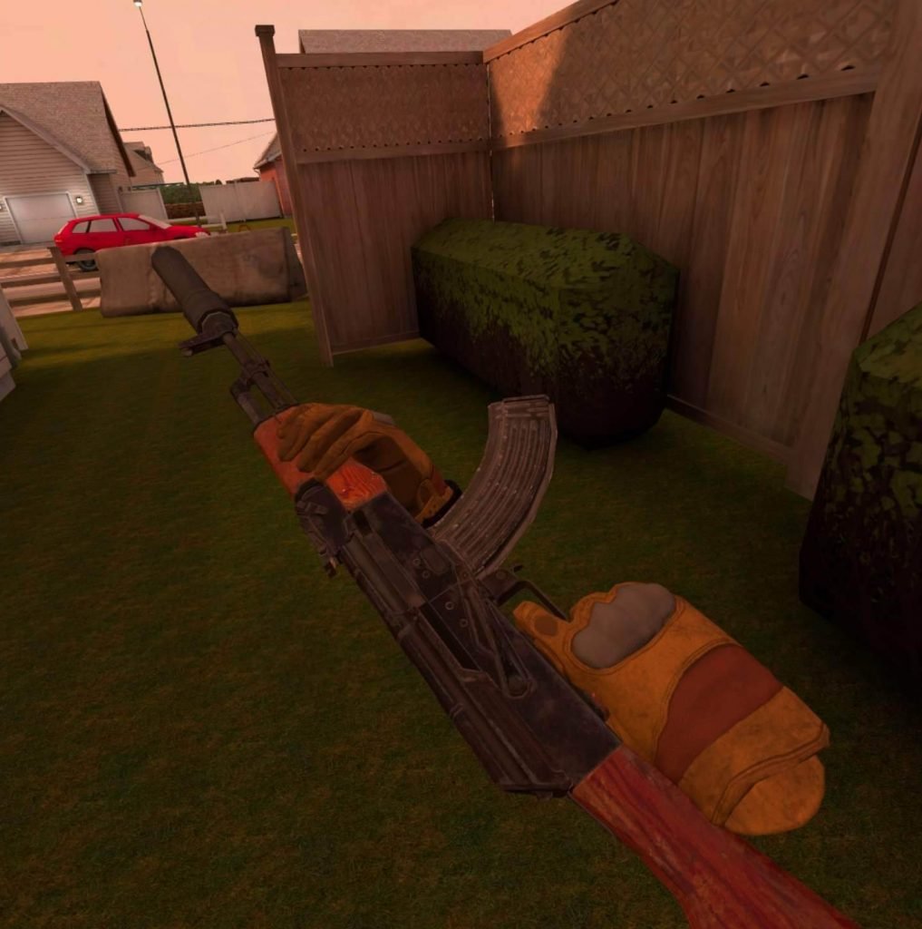 The AK 47 in VR game
