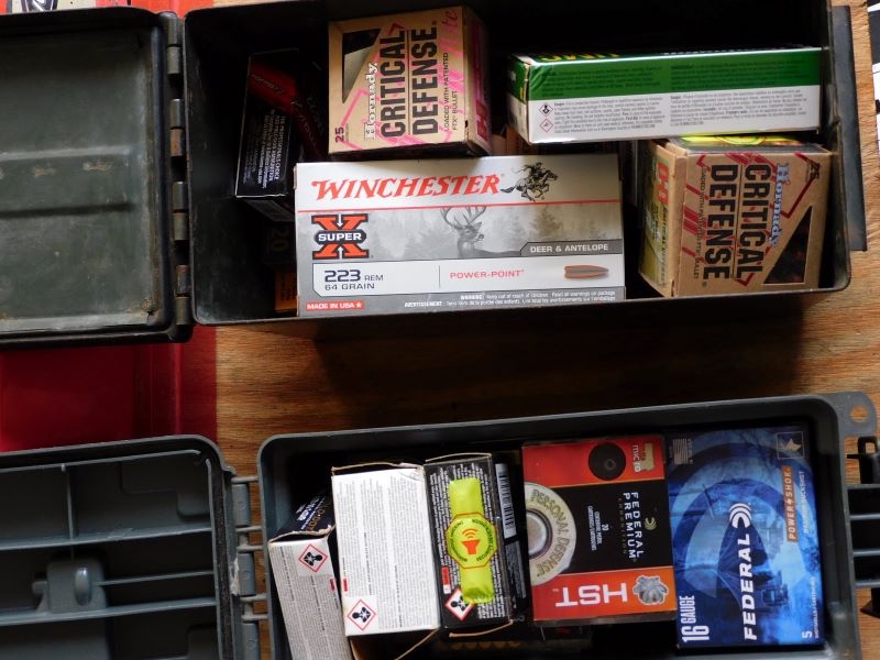 Ammo Cans, Plastic Totes, and Basement Shelves: What's the Best