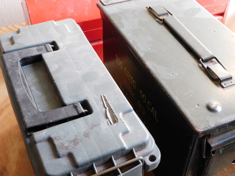 Ammo Cans, Plastic Totes, and Basement Shelves: What's the Best