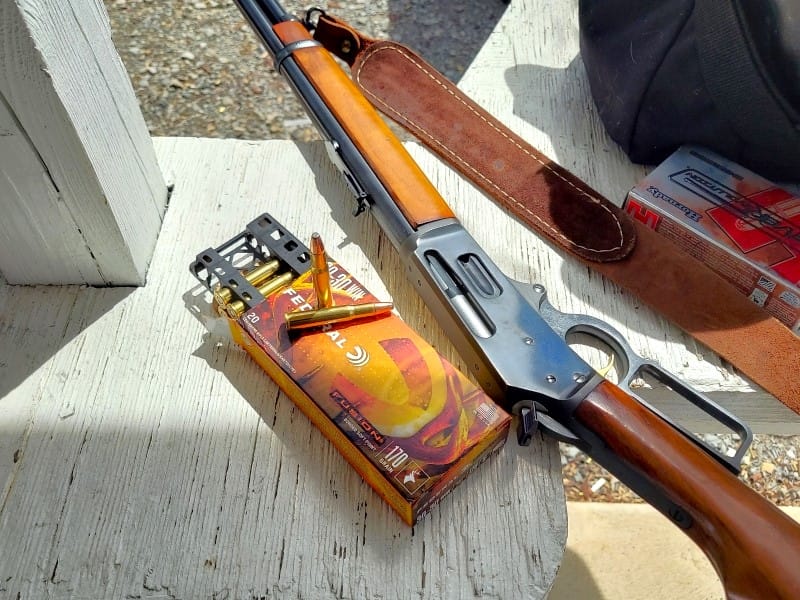 Marlin 336 and Federal Fusion at the range.