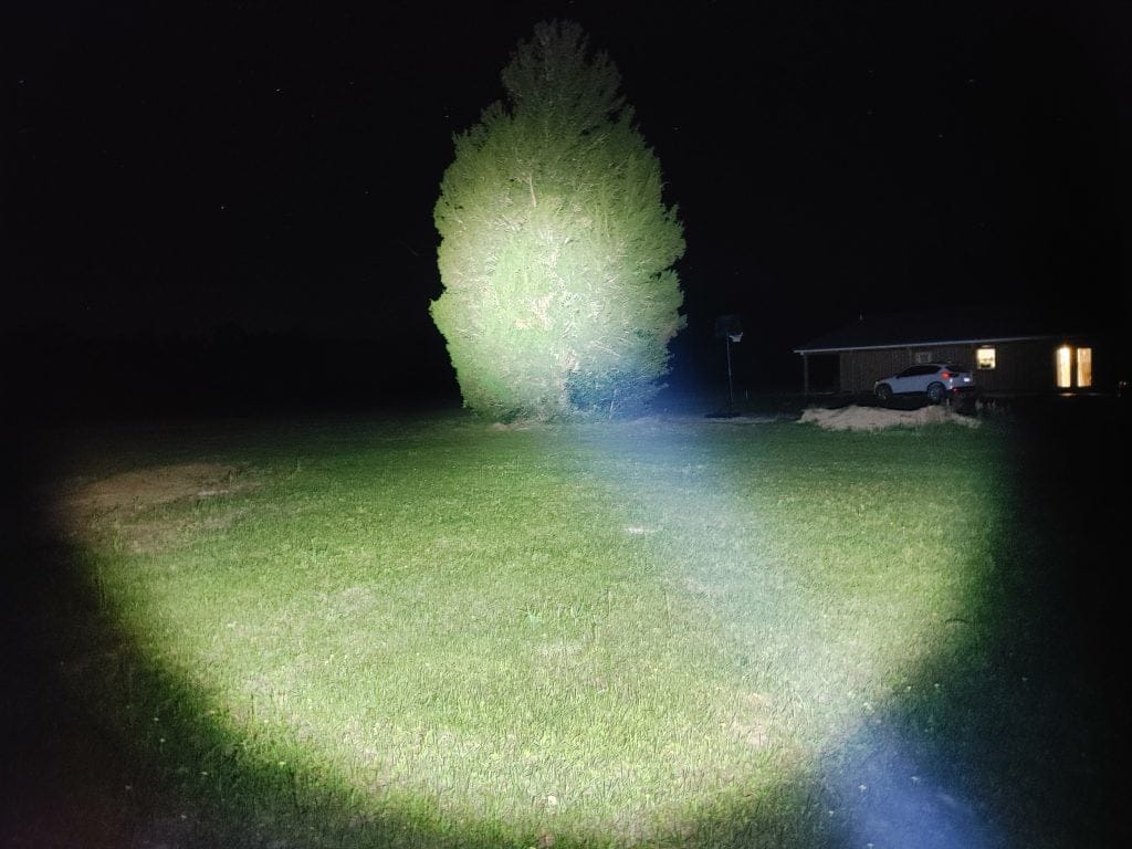 WIld2 beam at night