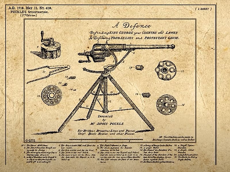 Puckle Gun Patent