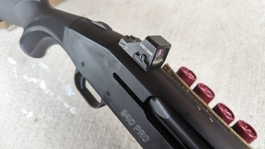 940 with red dot on it