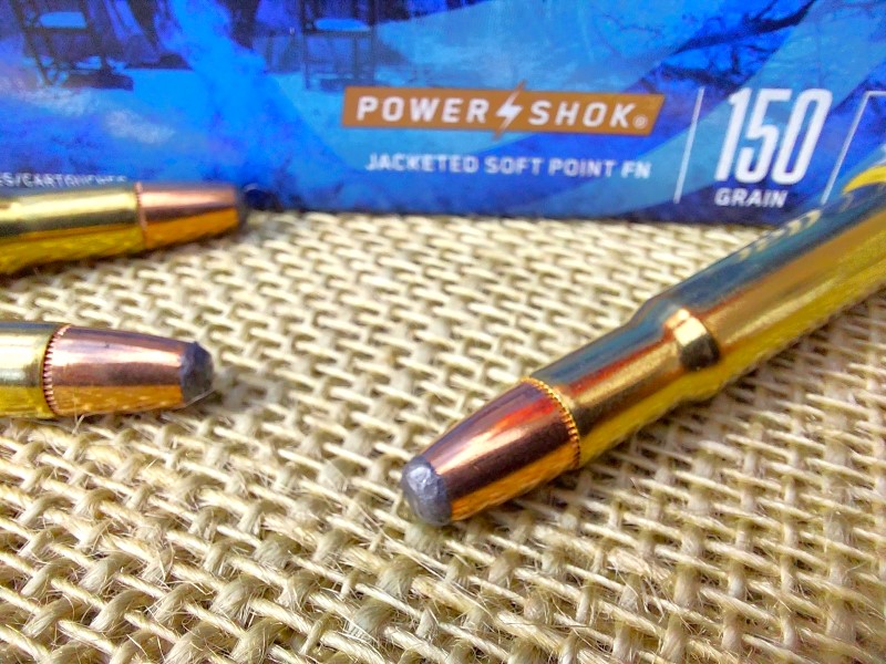Federal Power-Shok .30-30 150 grain Jacketed Soft Point Flat Nose loading in .30-30 caliber