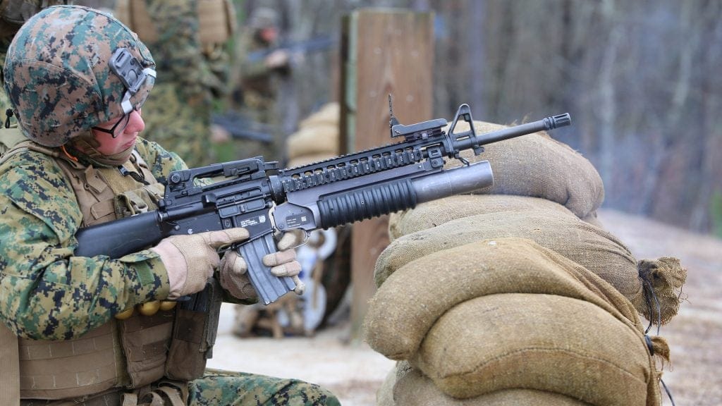 Marine with M203