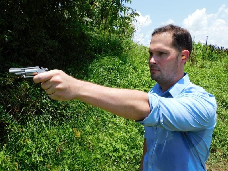 shooting naa mini revolver