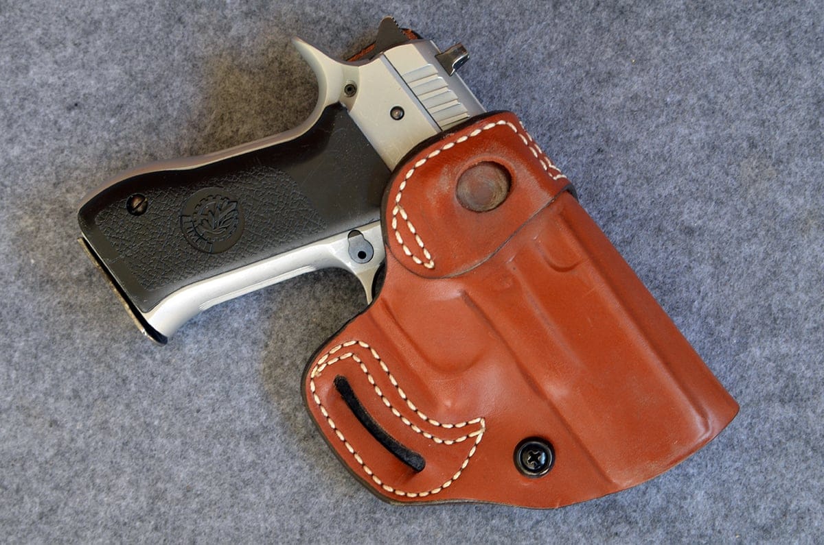 IMI Jericho 941 in DeSantis Leather holster