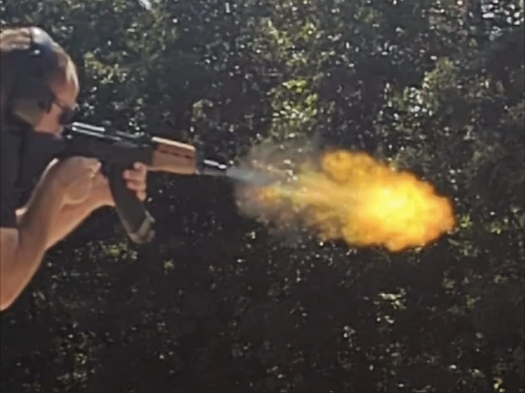 PAP AK overpressure muzzle blast