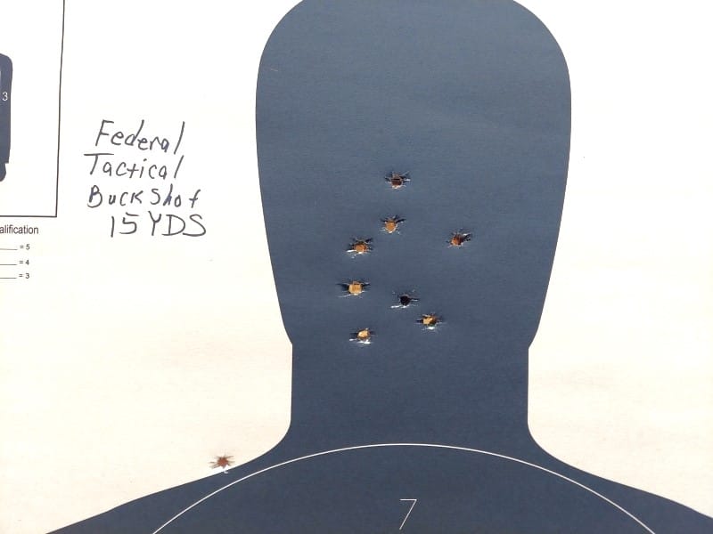 870 pattern at 15 yards.