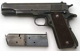 US Army issue Colt 1911A1, circa 1942