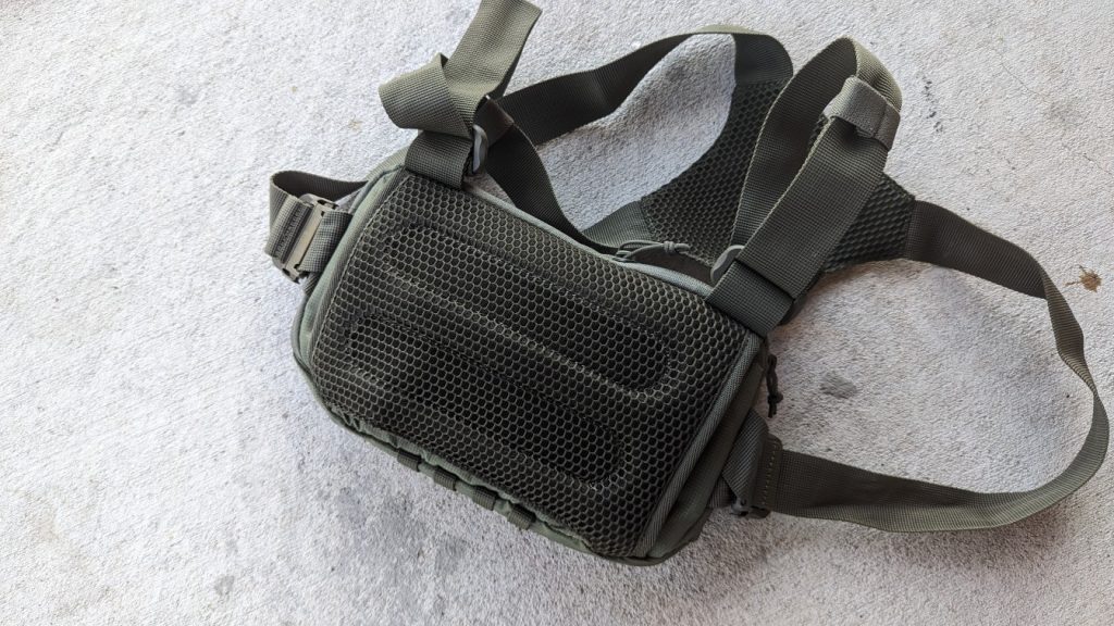 back of skyweight chest rig