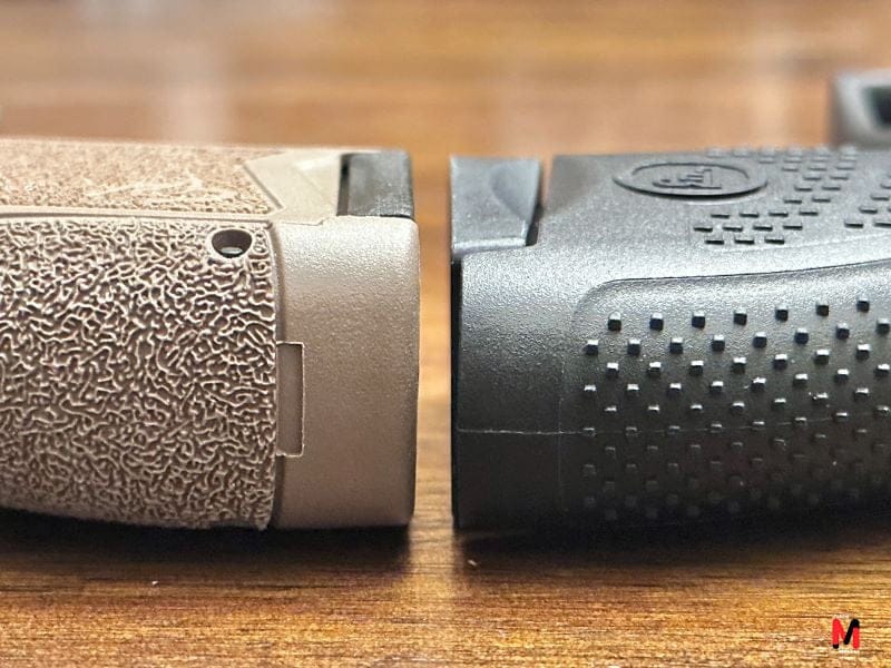 Grips on the GX4 and P-10 M.