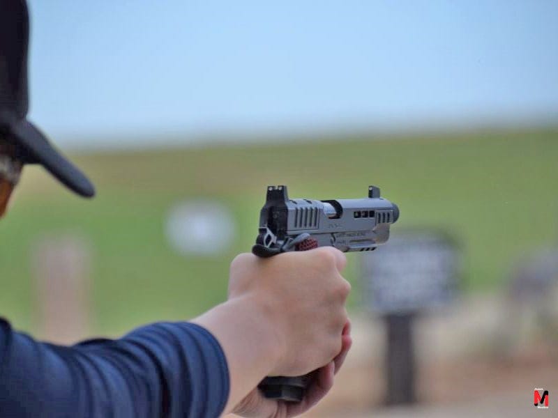 Kimber 1911 Rapide Heat pistol.