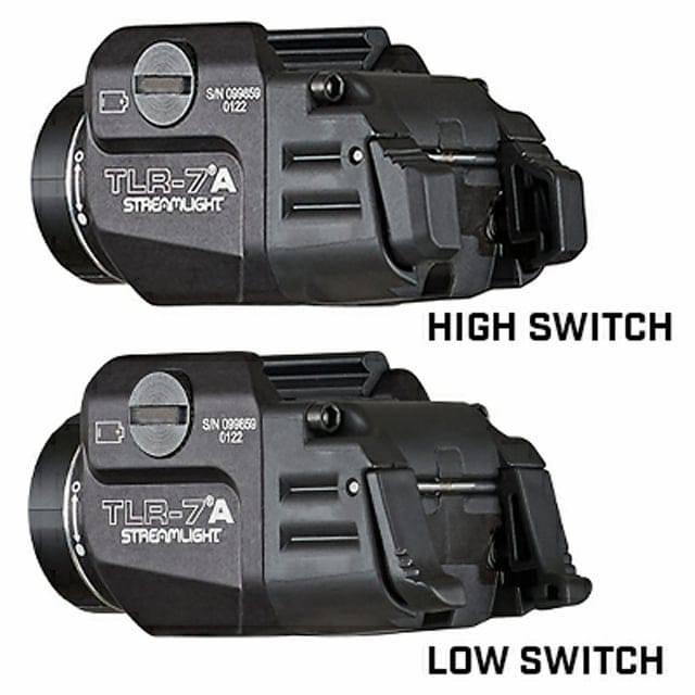 Streamlight TLR-7A paddle switches